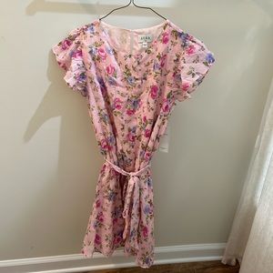 NWT Pink floral dress